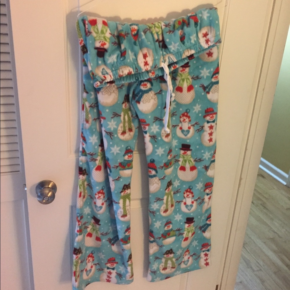 Men’s Fleece Snowmen Pants